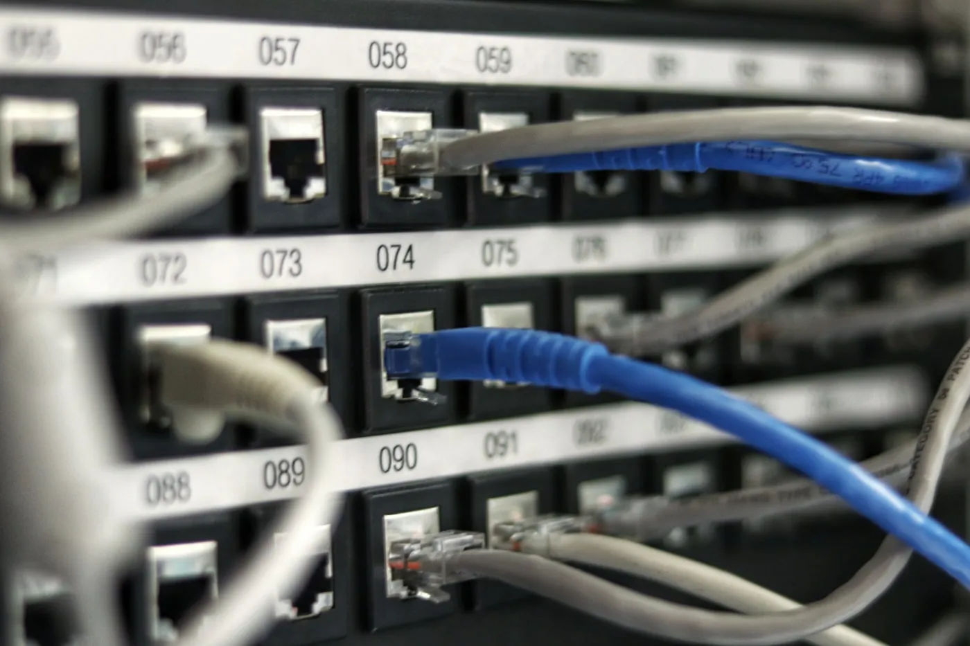 Data centre infrastructure with server racks on TruPoint Canadian cloud